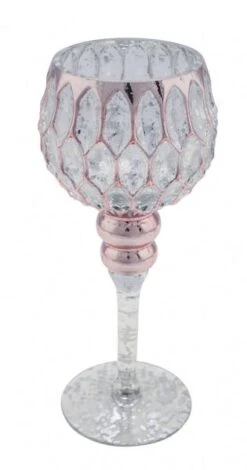 NEU Glaskelch, Blau / Silber, Ø 13 Cm / Höhe: 30 Cm, "Germany", Handgefertigt -Ausgewählte Geschirrgeschäfte 04ea32ae a2f3 4acc be7a 2833fc2b4402 2