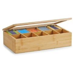 Zeller Teebeutelbox Teekiste Teedose Teebeutelkiste Teeorganizer Teebehälter -Ausgewählte Geschirrgeschäfte 2bc95c38 393e 4a7e 8272 71eabad5a122