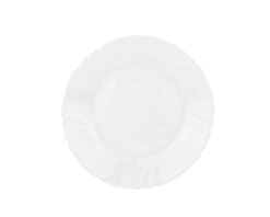 Kaffeeservice Ebro 18tlg. Rund Aus Hartglas Für 6 Personen Weiß