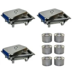 4x Brennbehälter Aus Edelstahl -Ausgewählte Geschirrgeschäfte 3885dd2b b688 48a7 8688 a6202fac1d5b