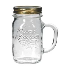 6er Set Glasbecher Mit Henkel, Deckel Und Trinkhalm Inkl. Rezeptheft - Blau Kariert - 0,5 Liter Trinkbecher / Trinkglas Mit Relief -Ausgewählte Geschirrgeschäfte 3ab72ef7 85c5 4297 9404 2183dd295e21