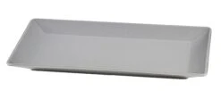 Servierplatte, Steingut, Rechteckig, 25 X 14,5 Cm, Grau, 1 Stück
