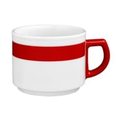 6 X Seltmann Obertasse 1 0,18 L, Form: Vitalis, Dekor: 34928 Gelbes Band -Ausgewählte Geschirrgeschäfte 3e0617ff b444 447d 829d caba2c446a21