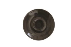 Stonecast Patina Iron Black Espresso-Untertasse ø11,8cm Schwarz (12 Stück) Von CHEFGASTRO