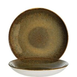 6x Pastateller Geschirr Tief 23cm 100cl Grün Braun Rund Porzellan Bonna Ore Mar Bloom Kantenschutz -Ausgewählte Geschirrgeschäfte 58a6bfcc dfd6 4d0e 8742 a7a00d4a4326 5