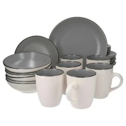 12tlg Frühstücksset Campo Grau Keramik Für 6 Personen -Ausgewählte Geschirrgeschäfte 5a896c93 278a 4ba6 b9d0 69a03b100e79 1