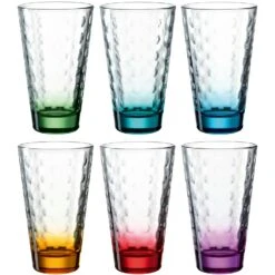 Leonardo Trinkglas OPTIC 6 Stück Sortiert 300 Ml Pastell -Ausgewählte Geschirrgeschäfte 60fededa bd08 40bd a866 a9a29f1dbcf6 1