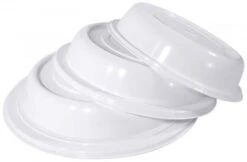 3x Tellerglocke, Weiß Aus Polypropylen, Mit Griffloch, Temperaturbeständig Von -20C Bis -Ausgewählte Geschirrgeschäfte 648c7c44 085a 4b03 9774 1bb8683e8de0