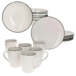 24tlg Kombiset Campo Grau Keramik Für 6 Personen -Ausgewählte Geschirrgeschäfte 8308d58a 18d3 48bc 982b 9be710346568