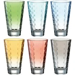 Leonardo Trinkglas OPTIC 6 Stück Sortiert 300 Ml Violett -Ausgewählte Geschirrgeschäfte 8c201718 5c3d 4997 be4b d9b998423505