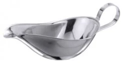 2x Contacto Sauciere Mit Fuß, Edelstahl, Gesamthöhe: 10 Cm, Volumen: 0,2 L, Länge: 19 Cm -Ausgewählte Geschirrgeschäfte a1e86899 d76e 4819 b80e 730194a546de