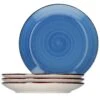 4er Dessert-Kuchenteller Blue Baita White Under 19,5 Cm Dunkelblau