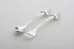 Kinderbesteck Im Etui 2-teilig Versilbert 12,5 Cm