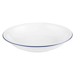 6 X Seltmann Suppenteller 22 Cm Fahne, Form: Compact, Dekor: 10795 Blaurand