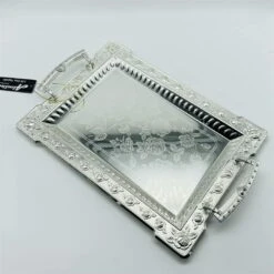 Almina 2-teiliges Teeservierteller Set Verschiedene Größen Silber AL-0962-2-S -Ausgewählte Geschirrgeschäfte bbf2aa11 795e 4b7b b348 7238d6005350