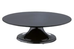 Tortenplatte Drehbar Melamin Schwarz Ø 32 Cm