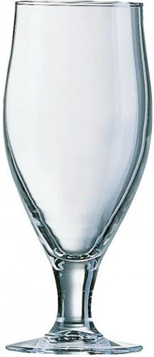 Arcoroc 12x Biertulpe CERVOISE Inhalt 32 Cl Füllstrich 0,25 Ltr