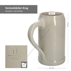 2er Set Kannenbäcker Krug Mit Henkel 1 Liter Geeicht Keramik -Ausgewählte Geschirrgeschäfte fc3e2f5d dd14 4ae5 b3fb 24e837c7057a