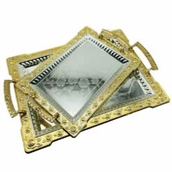 Almina 2-teiliges Teeservierteller Set Verschiedene Größen Silber AL-0962-2-S -Ausgewählte Geschirrgeschäfte ff7467ec b944 4d65 ae0b 8cd2641da56b